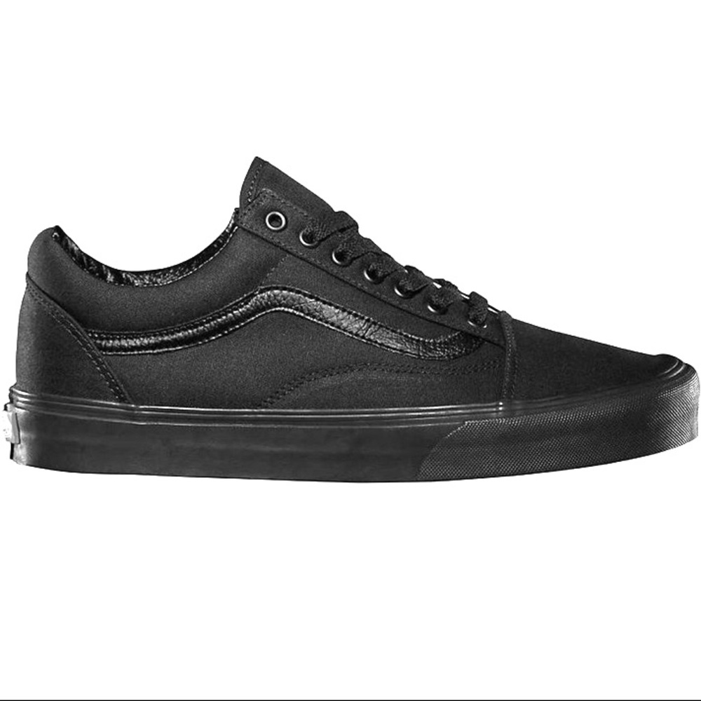 Black Lace up Vans
